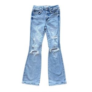 Flying Monkey Youth High Rised Boot Cut Distressed Jeans size 14